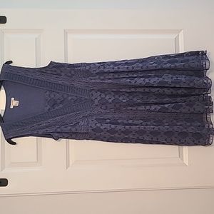 Sundance Sleeveless Side Zip Lace Zip Dress Women's 8